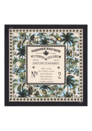 DSQUARED2 Monkey Business scarf - Black