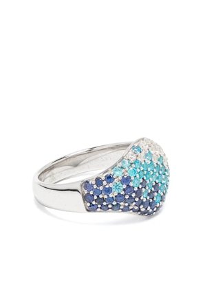 Tom Wood zirconia-embellished ring - Silver