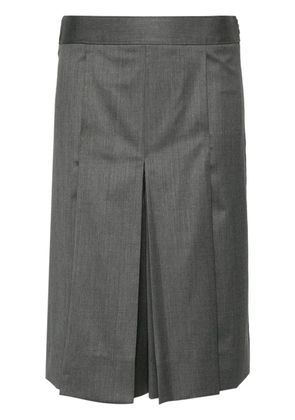 Peter Do mid-rise pleated shorts - Grey