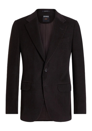 Zegna cashmere-blend jacket - Brown