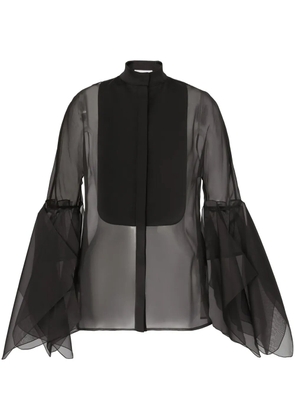 Genny sheer blouse - Black