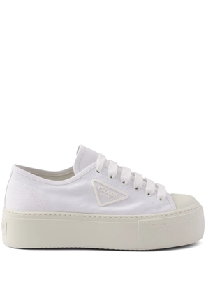 Prada lace-up sneakers - White