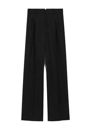 AMI Paris straight V detail trousers - Black