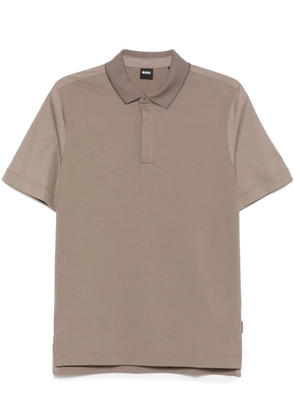 BOSS jersey polo shirt - Brown