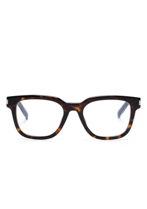 Saint Laurent Eyewear wayfarer-frame glasses - Brown
