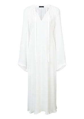 VOZ bell sleeve dress - White