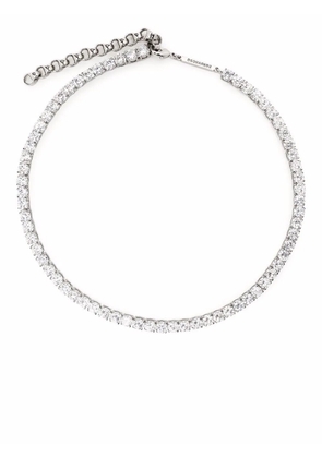 DSQUARED2 crystal-embellished necklace - Silver