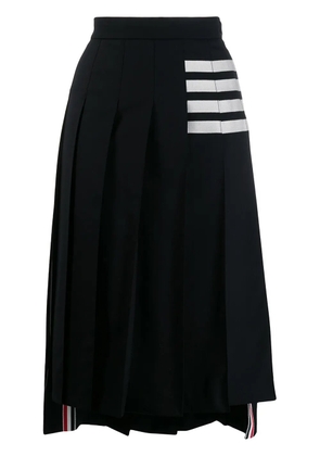 Thom Browne 4-Bar pleated skirt - Blue