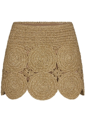 Simon Miller Beep Beep mini skirt - Gold