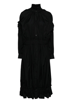 Noir Kei Ninomiya ruffle-detail dress - Black