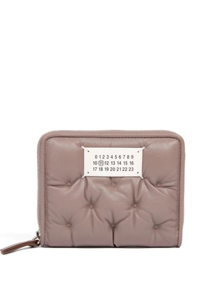 Maison Margiela quilted zip-around wallet - Neutrals