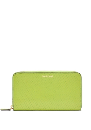 Roberto Cavalli leather wallet - Green