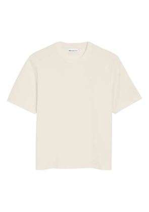 AMI Paris embroidery T-shirt - Neutrals