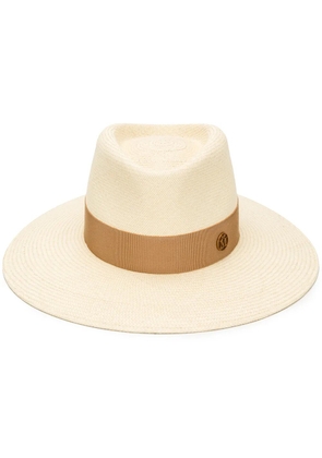 Maison Michel panama straw hat - Neutrals