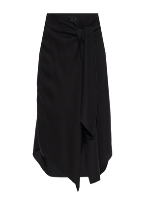 Diesel O-Tali tie-detail mini skirt - Black