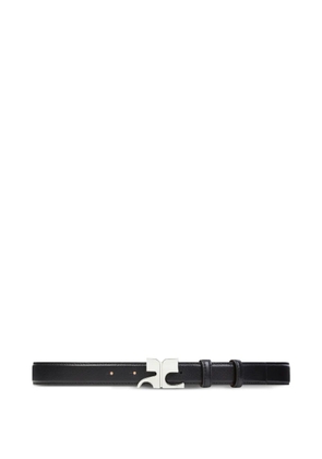 Courrèges logo-buckle belt - Black