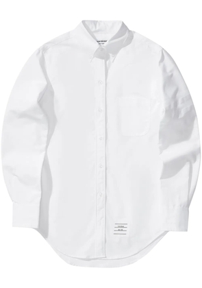 Thom Browne long-sleeve button-fastening shirt - White