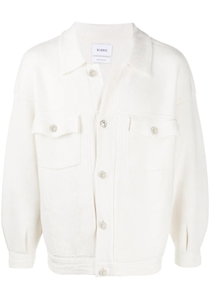 Barrie oversized denim jacket - White