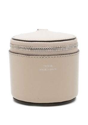 TOTEME leather jewellery box - Neutrals