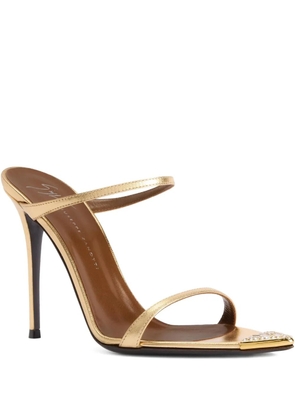 Giuseppe Zanotti 105mm Intriigo Jewelry sandals - Gold