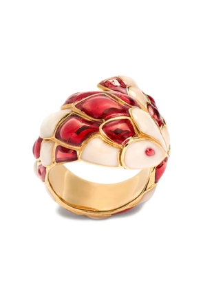 Roberto Cavalli Snake ring - Gold
