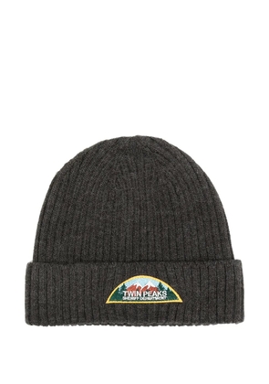 Undercover logo-embellishment beanies - Grey