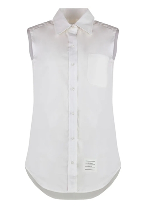 Thom Browne grosgrain shirt - White