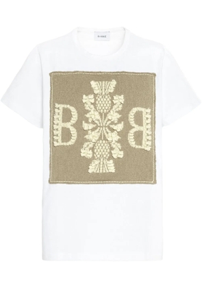 Barrie logo-patch T-shirt - White