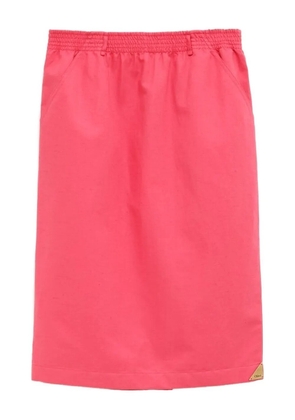 Chloé elastic-waistband pocket skirt - Pink