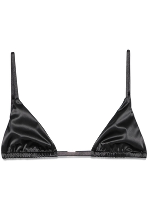 TOTEME satin bralette - Black