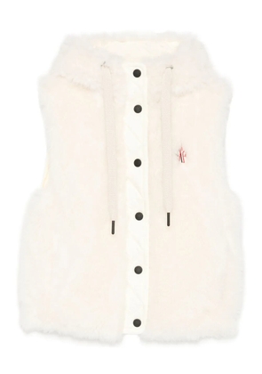 Moncler Grenoble hooded gilet - Neutrals