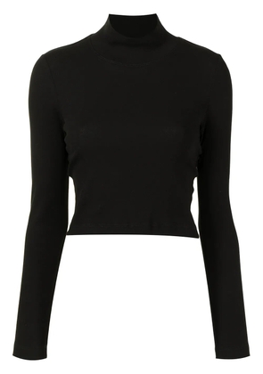 Rosetta Getty mock neck jumper - Black