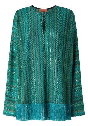 Missoni zigzag-print blouse - Green