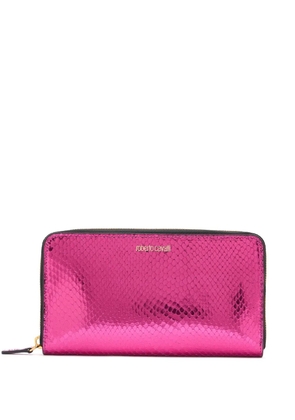 Roberto Cavalli leather wallet - Pink