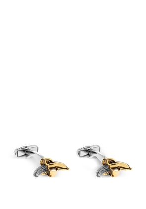 Paul Smith banana-peel cufflinks - Silver