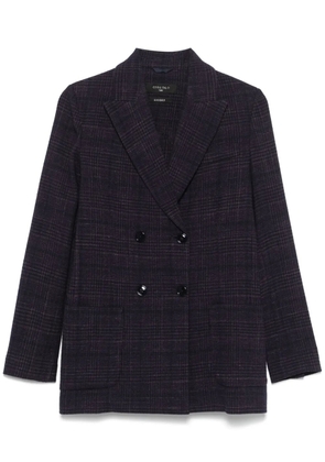 Circolo 1901 check double-breasted blazer - Blue
