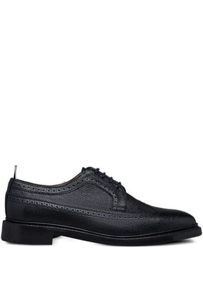 Thom Browne pebble-leather oxford shoes - Black