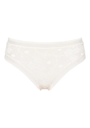 ERES Tisane floral-lace thong - White