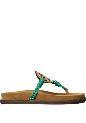 Tory Burch Miller Cloud thong flat sandals - Brown