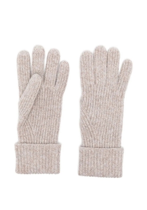 N.Peal cashmere gloves - Neutrals