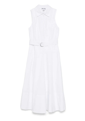 DKNY drop-waist midi dress - White
