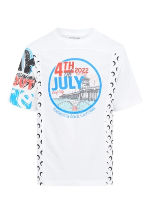 Marine Serre Regenerated graphic T-shirt - White