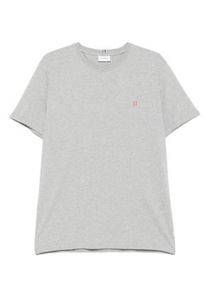 Les Deux logo-embroidered T-shirt - Grey