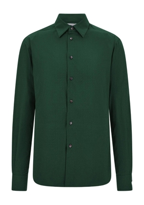 Ferragamo micro-patterned shirt - Green