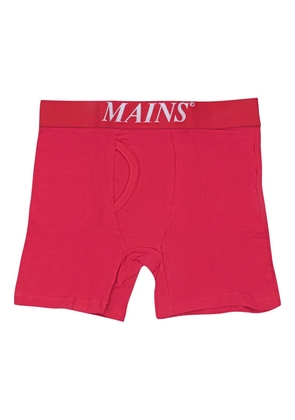 MAINS logo-waistband boxers - Red