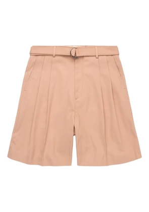 Cmmn Swdn Marshall pleated belted shorts - Pink