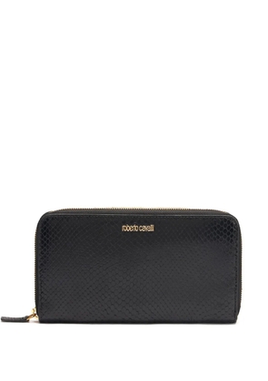 Roberto Cavalli leather wallet - Black