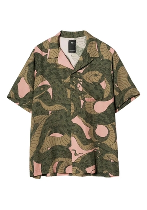 Maharishi 1480 Snakeskin shirt - Pink