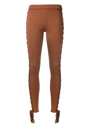 Fenty X Puma boxing and bomber lacing tights - Brown