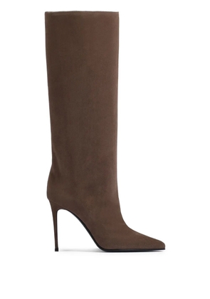 Le Silla 100mm Eva knee-high stiletto suede boots - Brown